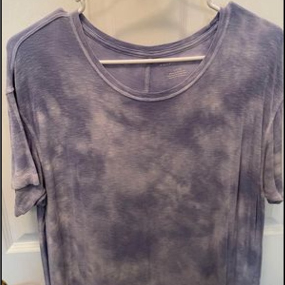 American Eagle ~ Blue Tie Dye Oversized Soft Shirt ~ Size Small (runs big) - Picture 2 of 5